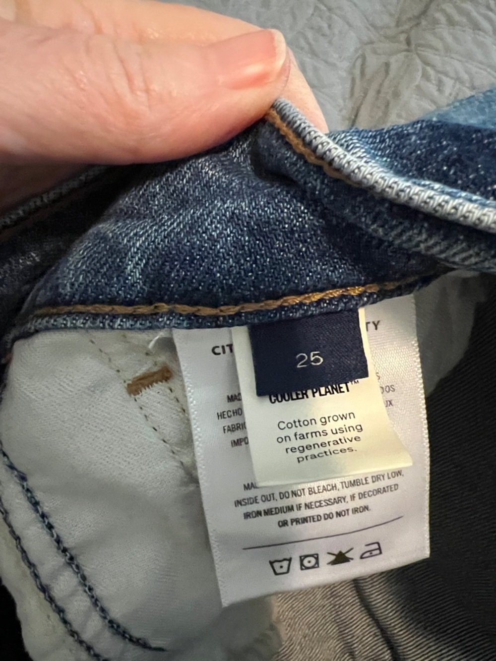 CITIZENS OF HUMANITY Blaine Straight Jeans Denim 25 - Picture 6 of 14